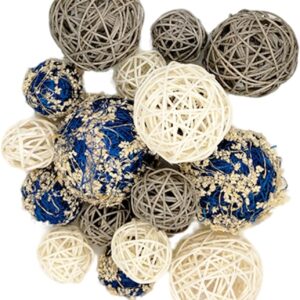 Assorted Blue Grey White Decorative Orb Filler Balls - Image 4