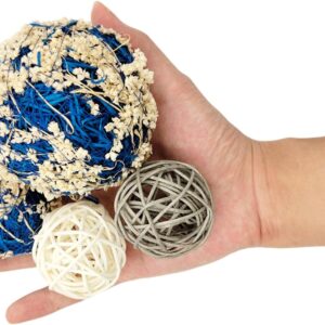 Assorted Blue Grey White Decorative Orb Filler Balls - Image 6