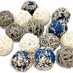Assorted Blue Grey White Decorative Orb Filler Balls - Image 8