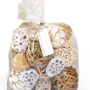 Assorted Natural White Decorative Filler Orbs - Image 12