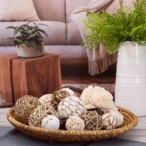 Assorted Natural White Decorative Filler Orbs - Image 4