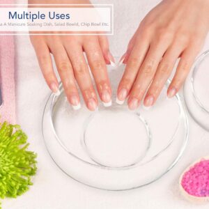 Clear Glass Round Terrarium Bowls Set of Two - Image 6