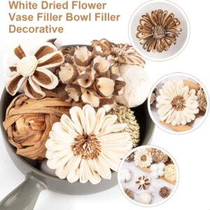 Assorted Natural Decorative Bowl Filler Orbs and Flowers - Image 3