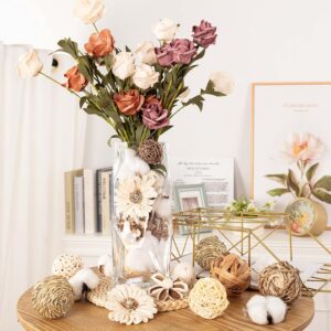 Assorted Natural Decorative Bowl Filler Orbs and Flowers - Image 5