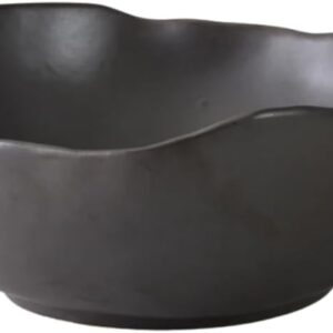 Rustic White Glazed Ceramic Decorative Bowl - Image 10